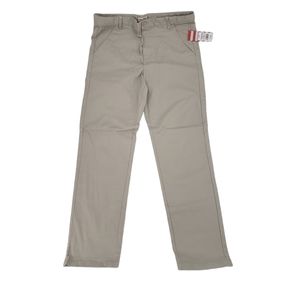 NWT Cat & Jack Boys School Uniform Pants Size 18 Husky Tumbleweed